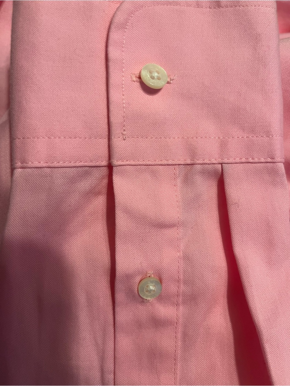 Classic Lauren Ralph Lauren non iron Pink Button-Down Shirt - Women's EUC - Picture 6 of 8
